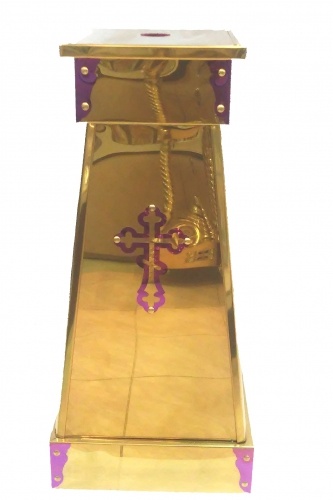 Stand 35×37 cm bottom 24×27 cm top (height 77 cm)