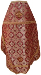 Priest Vestments, Brocade "Athonite Cross" with Sewn Galloon