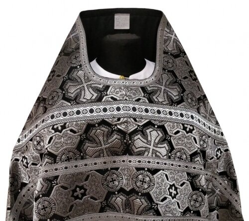 Priest Vestments, Brocade "Athonite Cross" with Sewn Galloon