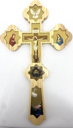 Altar Cross, bulat icons 32×18.5
