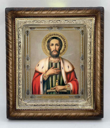 Icon of Alexander Nevsky 22.5×25.5