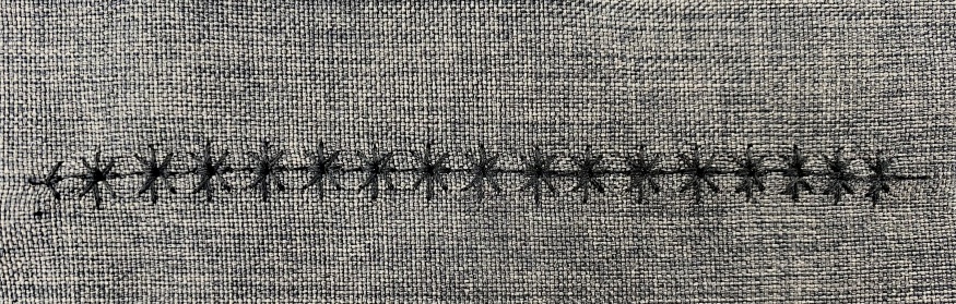 Cassock with Overlapping Front, with Embroidery, Koshibo Fabric