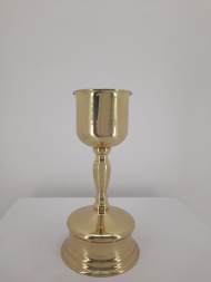 Chalice 0.25L, brass, height 24cm