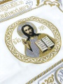 Covers and Aër with Embroidery, Icon of the Saviour, with Fringe
