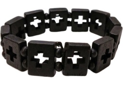 Wooden Bracelet (Black)