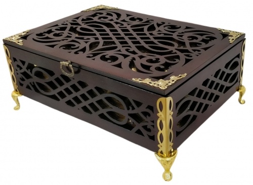 Reliquary for the Foot of the Most Holy Theotokos 35×25 cm (height 11.5 cm)