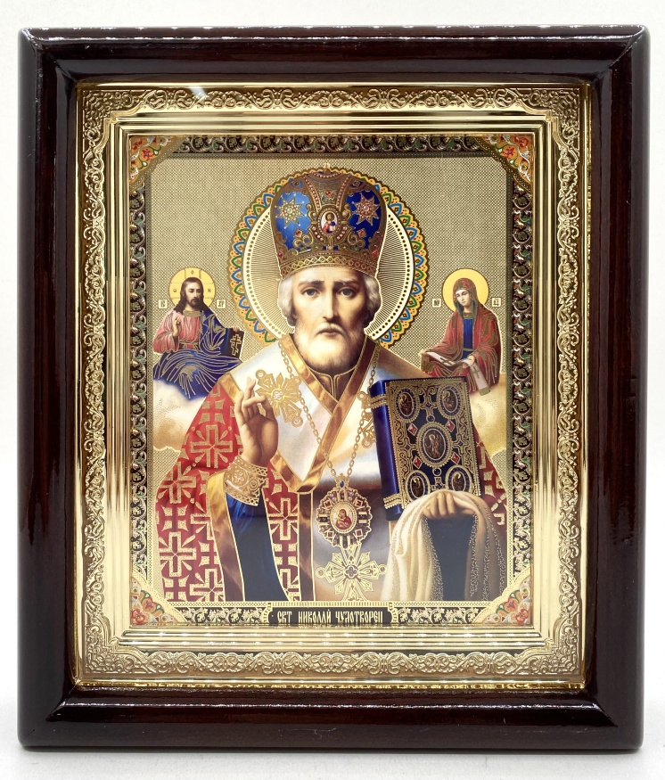 Icon of Saint Nicholas the Wonderworker 23x20