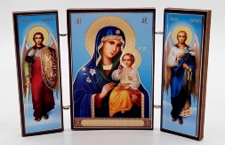 Triptych of the Mother of God "The Unfading Flower"