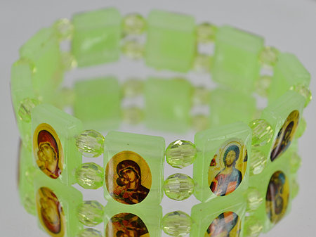 Phosphorescent Bracelet with Icons, Small