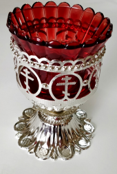 Table Lampada "Cross in Circle", height 13cm