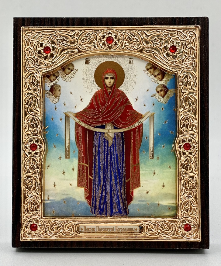 Icon of the Mother of God "Pokrov" 11×13