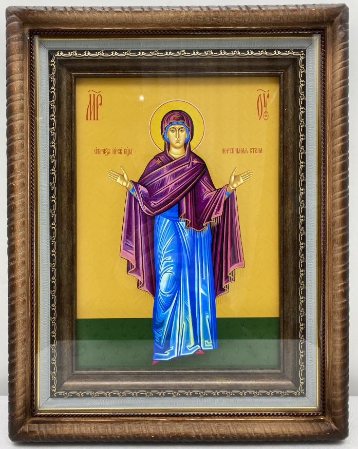 Icon of the Mother of God "Unbreakable Wall" 42×32 cm