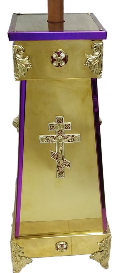 Stand 35×35cm base 24×24cm top (height 84cm)