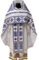 Priest Vestments Embroidered on Gabardine, Embroidery "Kolo" with Embroidered Galloon