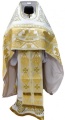 Priest Vestment Combined Brocade "Cyprus Cross" with Embroidered Epitrachelion, Embroidery "Circle"