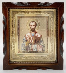 Icon of St. John Chrysostom 19x17