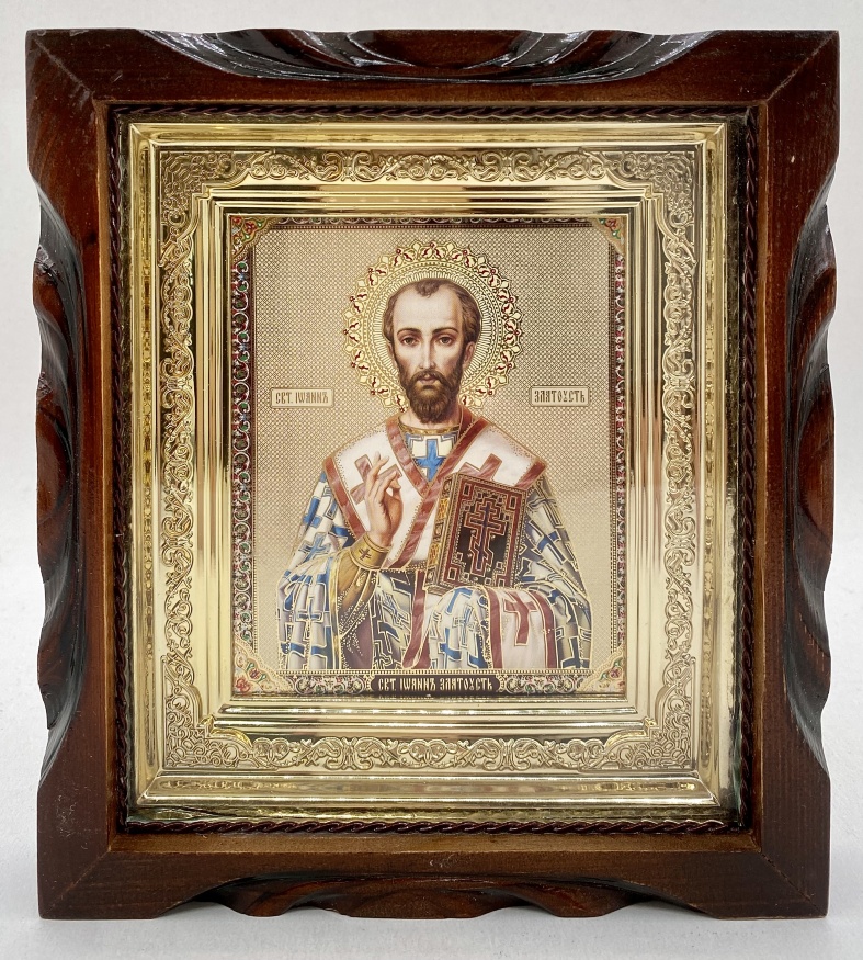 Icon of St. John Chrysostom 19x17