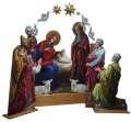 Hand-painted Nativity Scene