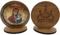 Icon on Wooden Stand 6x6
