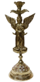 Brass Candlestick Angel, 36×15cm No. 7 - 1