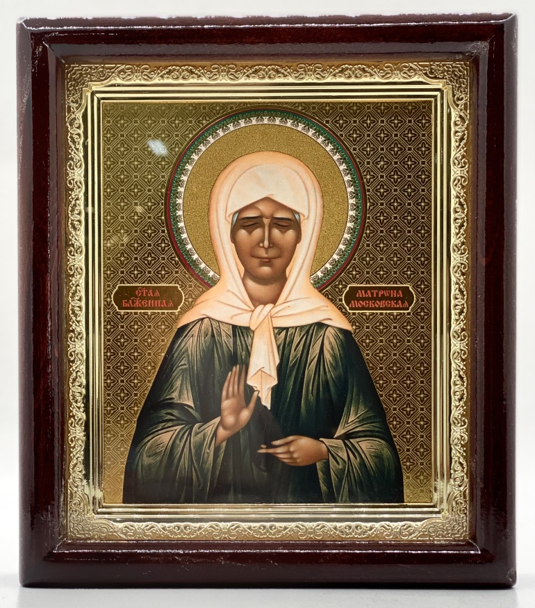 Icon of Saint Blessed Matrona 23×20