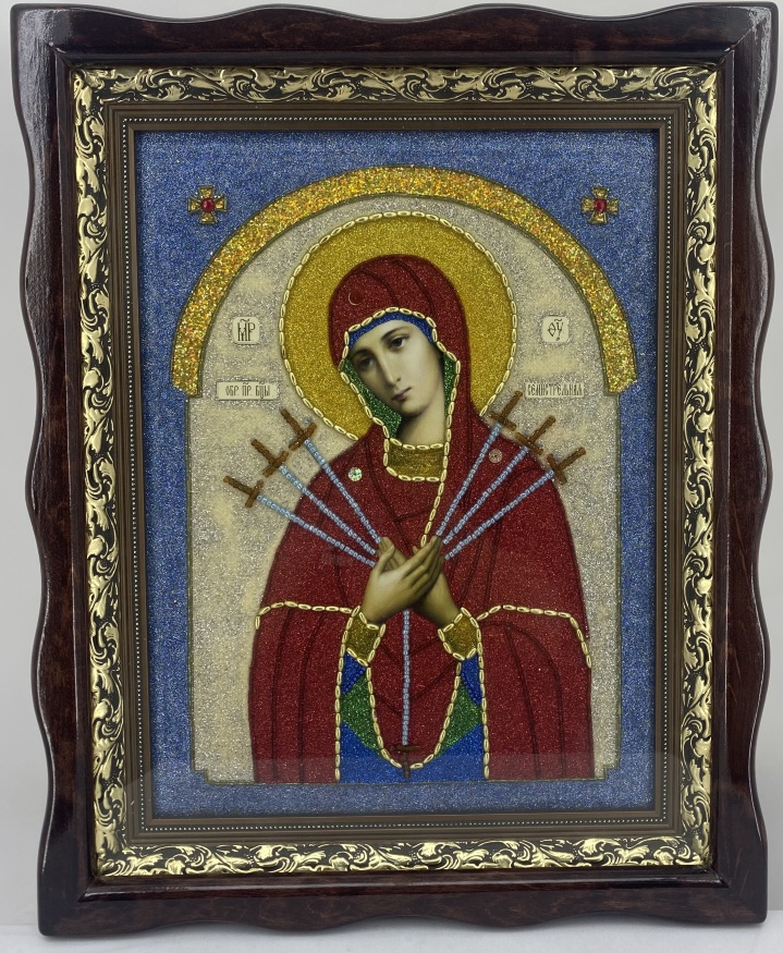 Icon of the Mother of God "Seven Arrows" 53×42.5