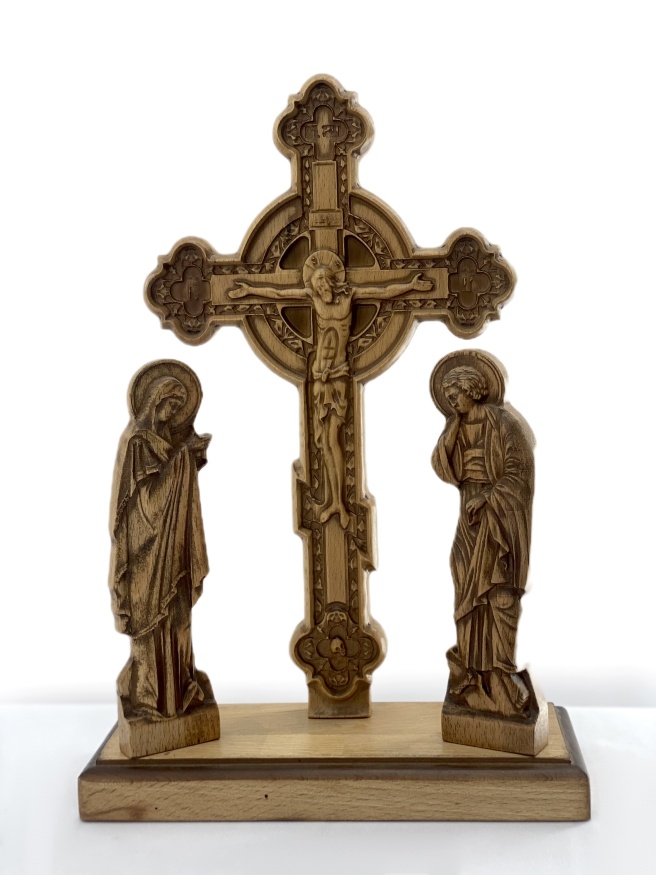 Cross on Stand, Wooden 23×22