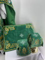Embroidered Vestments on Velvet, Embroidered Center with Icons, Embroidered Galloon
