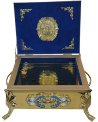 Reliquary for 5 Capsules 25×20cm (Height 12cm)