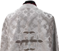 Priest Vestments Greek Style, Brocade Fabric with Sewn Galloon