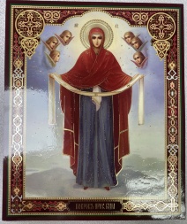 Icon of the Protection of the Most Holy Theotokos 24x20cm