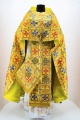 Priest Vestments, Turkish Brocade with Sewn Galloon