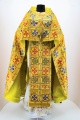 Priest Vestments, Turkish Brocade with Sewn Galloon