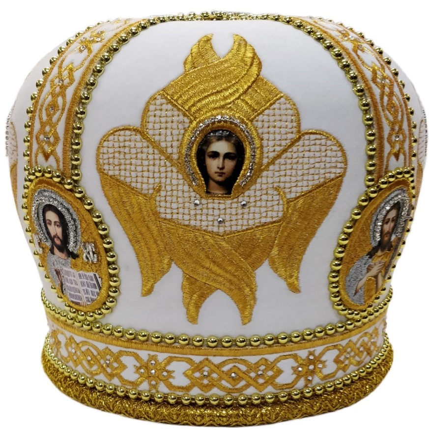 Mitre "Cherubim" White