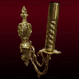 Wall Sconce for 1 Candle, Metal Tube (for No.29)