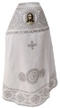 Embroidered Priest Vestments on Gabardine, "Kolo" Embroidery with Embroidered Galloon