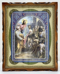 Icon Entry of the Lord into Jerusalem 44x54