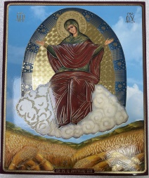 Icon of the Mother of God "Provider of Bread" 24x20cm