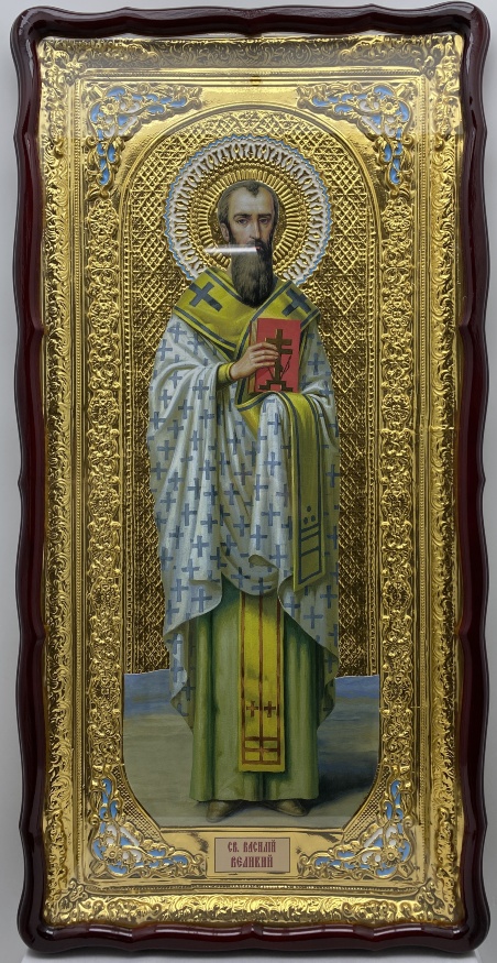 Icon of Saint Basil the Great 118×59 cm