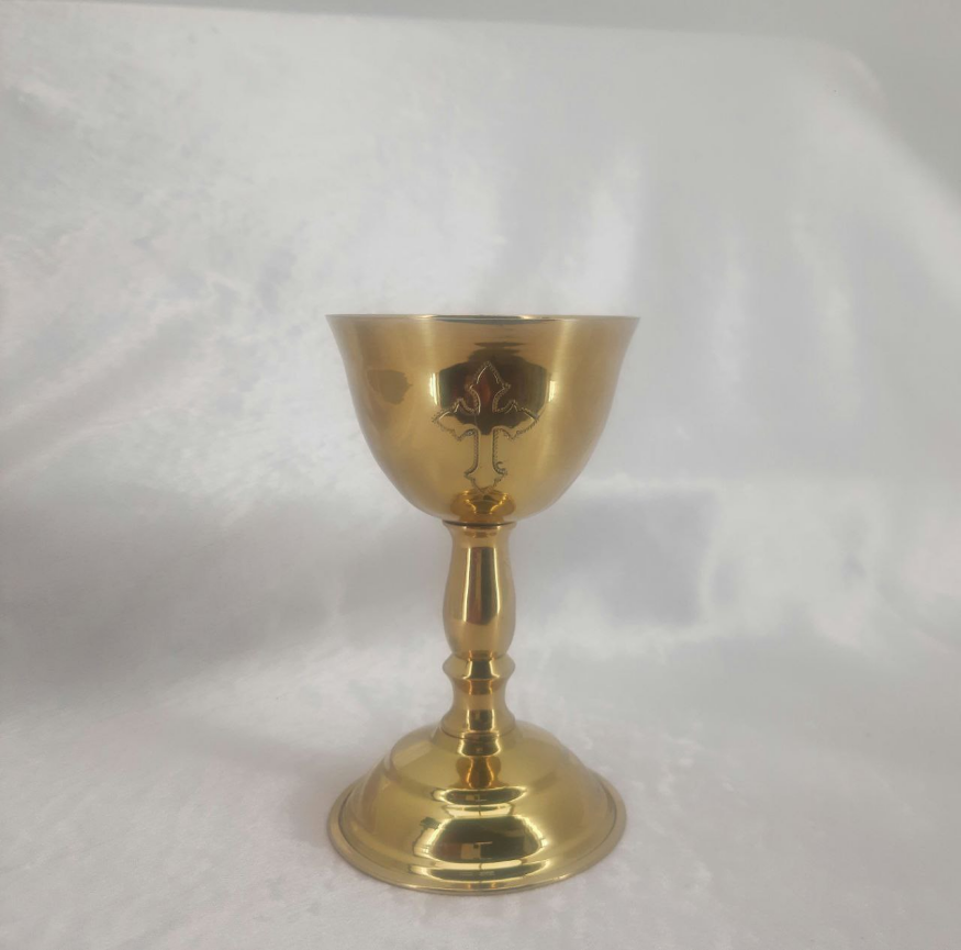 Vial for Holy Oil with Cross