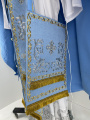 Embroidered Vestments on Brocade with "Rose" Embroidery