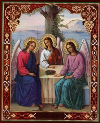 Icon of the Old Testament Trinity 20×24