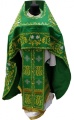 Priest Vestments, Embroidered Gabardine, "Rose" Embroidery with Embroidered Galloon