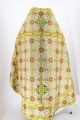 Priest Vestment, Turkish Brocade "Iveron Cross" with Sewn Braid