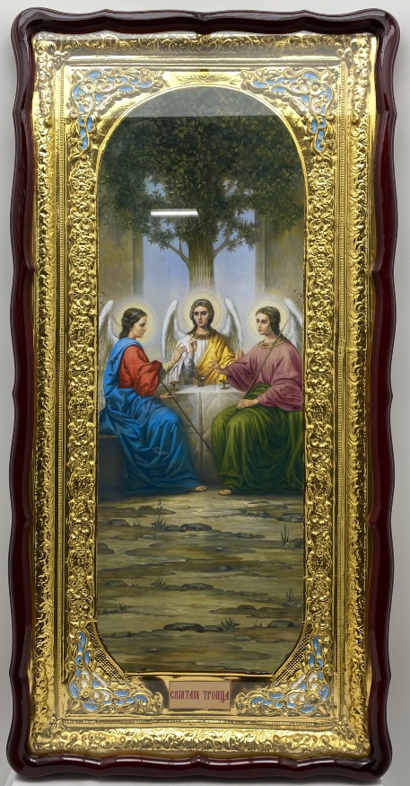 Icon of the Holy Trinity 118×59 cm