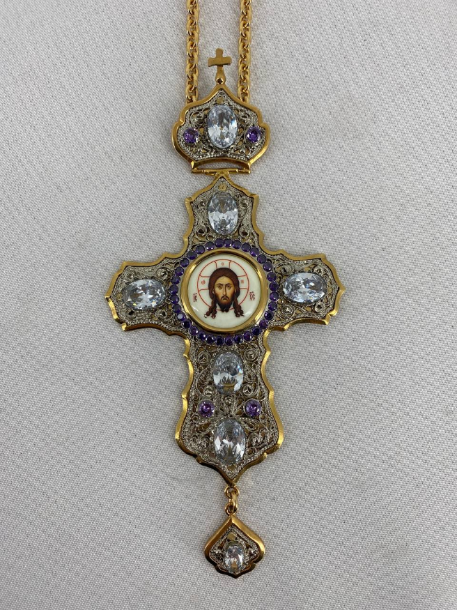 Pectoral Cross 18.5×8 cm Combined
