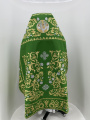 Priest Vestments, Embroidered Gabardine, Embroidered Center with Embroidered Galloon