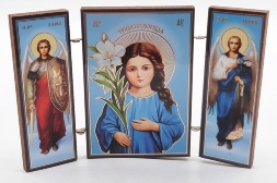 Folding Icon of the Mother of God "Three-Year-Old"