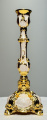 Altar Candlestick, white (China), 17×8 cm
