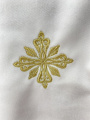 Combined priest vestment embroidered on velvet, with embroidered icons, "Paschal" embroidery